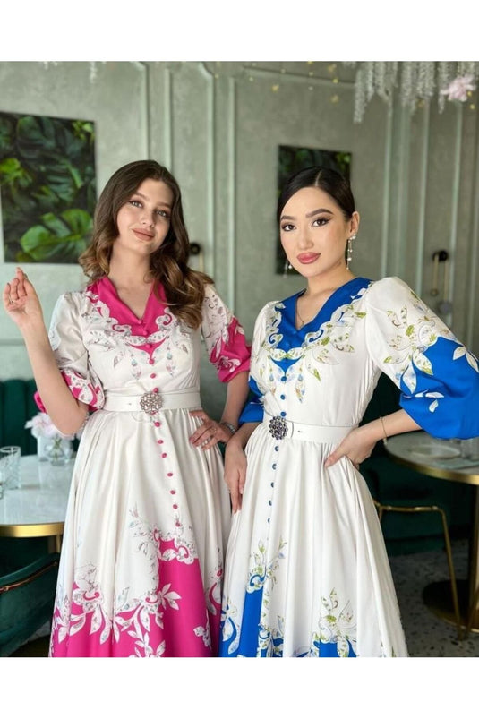 Atlas Kumaş Elbise (KEMER DAHİLDİR) - Pembe Nhn91