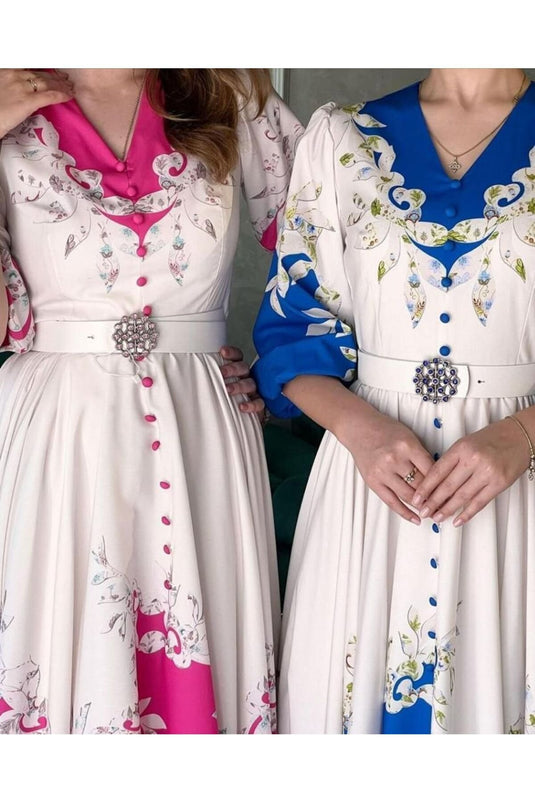 Atlas Kumaş Elbise (KEMER DAHİLDİR) - Pembe Nhn91