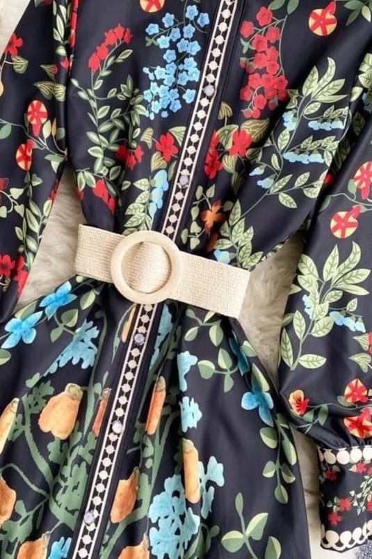 Atlas Kumaş & Jennyfer Krep Kumaş Elbise - (KEMER DAHİLDİR)