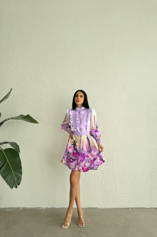 Atlas Kumaş Kısa Elbise (KEMER DAHİLDİR) -2415