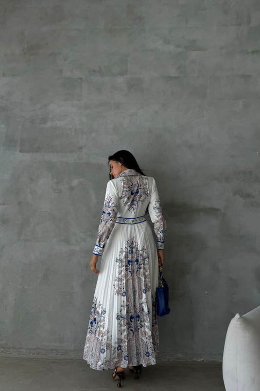 Atlas Kumaş Elbise -42131