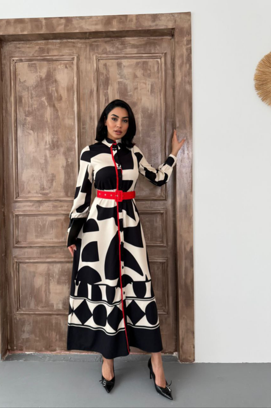 Atlas Kumaş Elbise (KEMER DAHİLDİR)- 42161