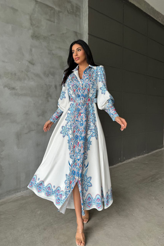 Atlas Kumaş Elbise (KEMER DAHİLDİR)- 4221