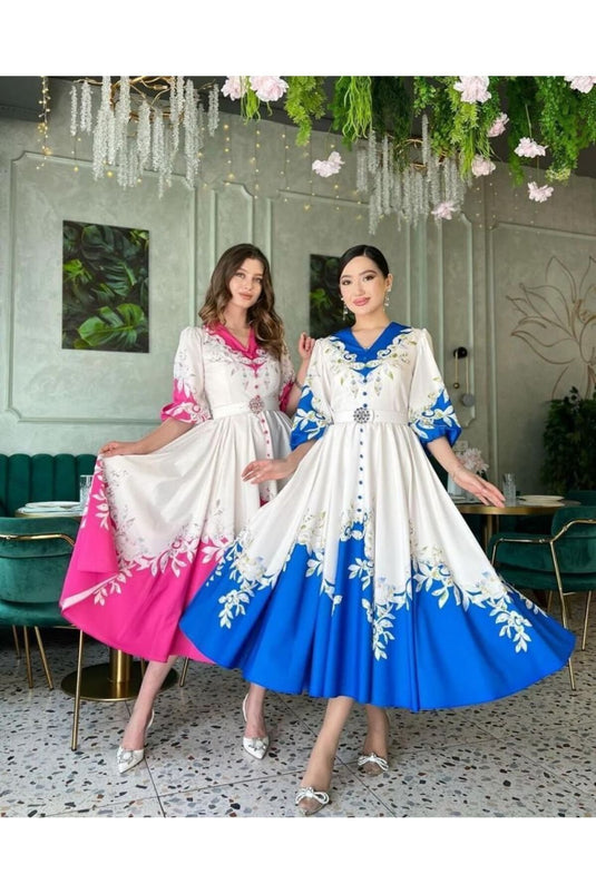 Atlas Kumaş Elbise (KEMER DAHİLDİR) - Pembe Nhn91