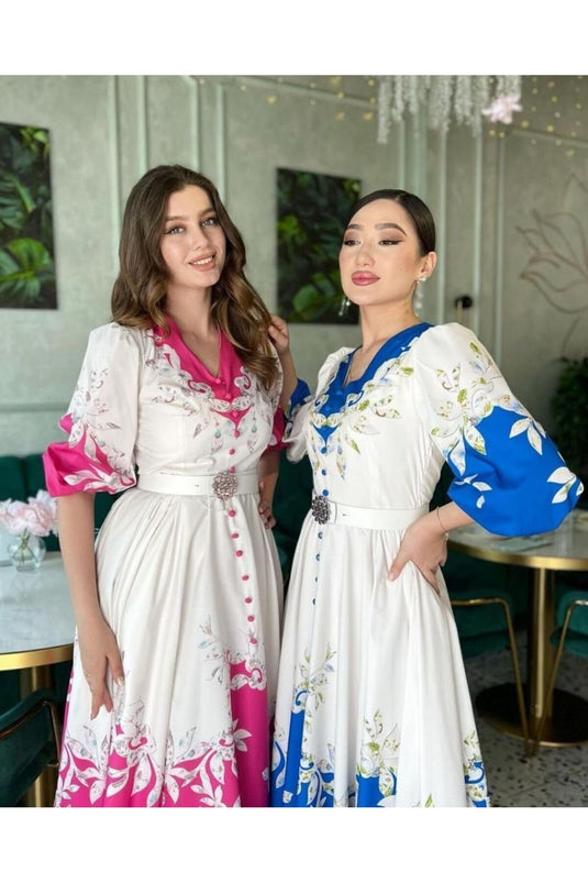 Atlas Kumaş Elbise (KEMER DAHİLDİR) - Pembe Nhn91